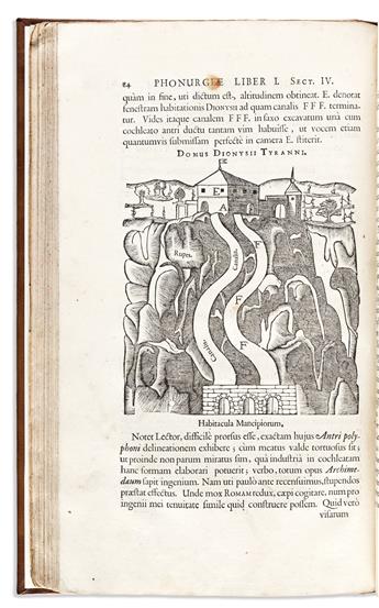 [Medicine & Science] Kircher, Athanasius (1602-1680) Phonurgia Nova sive Conjugium Mechanico-Physicum Artis & Naturae Parnympha Phonoso